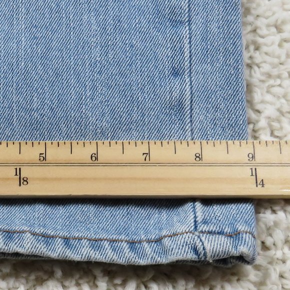 Levi's* 505 Straight Fit Denim Blue Jeans Size~ 36" x 29" - Picture 10 of 12